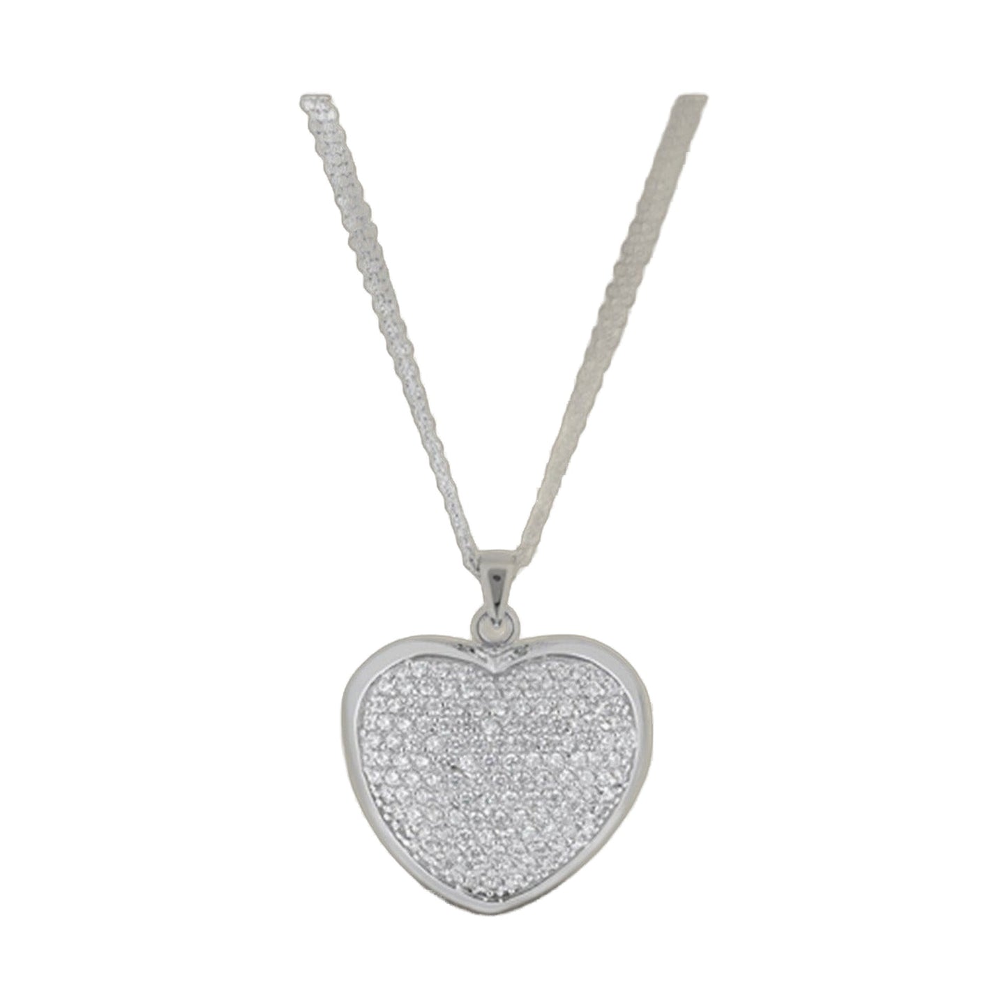 Pave Love Necklace