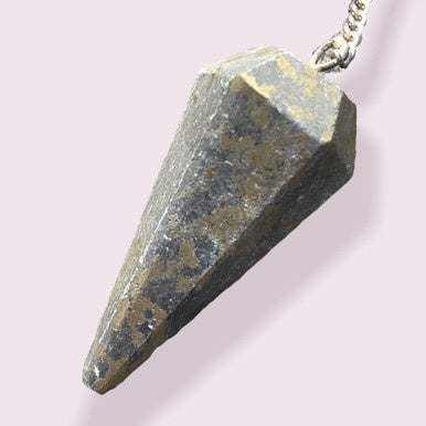 Pyrite in Matrix Pendulum - 6 sided
