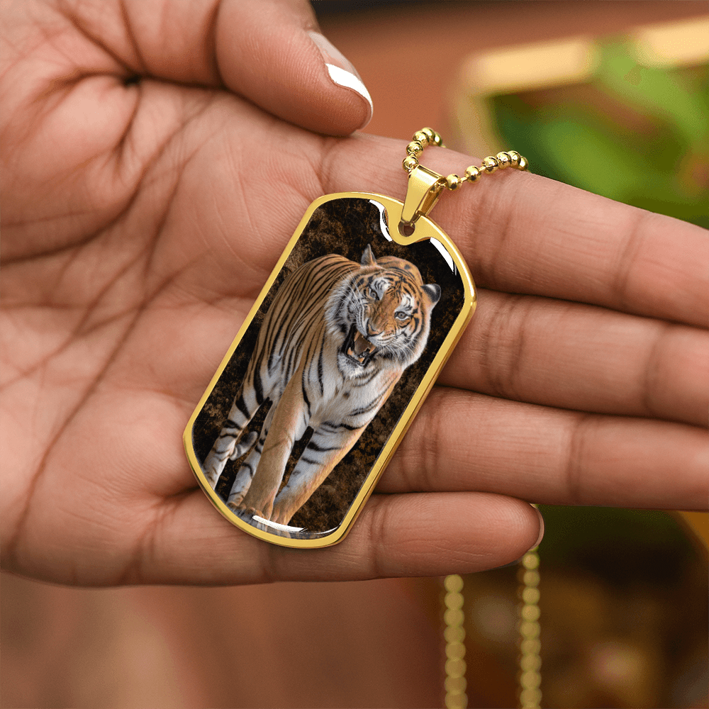 Threatening Tiger Necklace