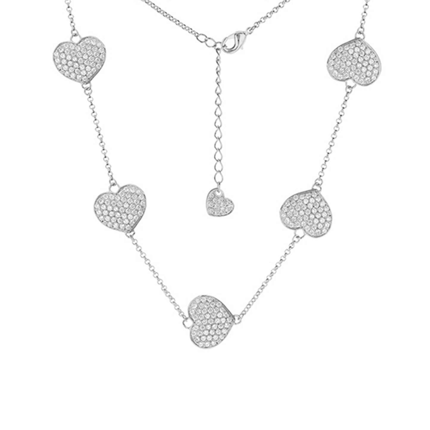 Pave Love Necklace