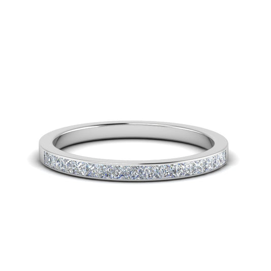 0.25 Ct. Princess Channel Wedding Band