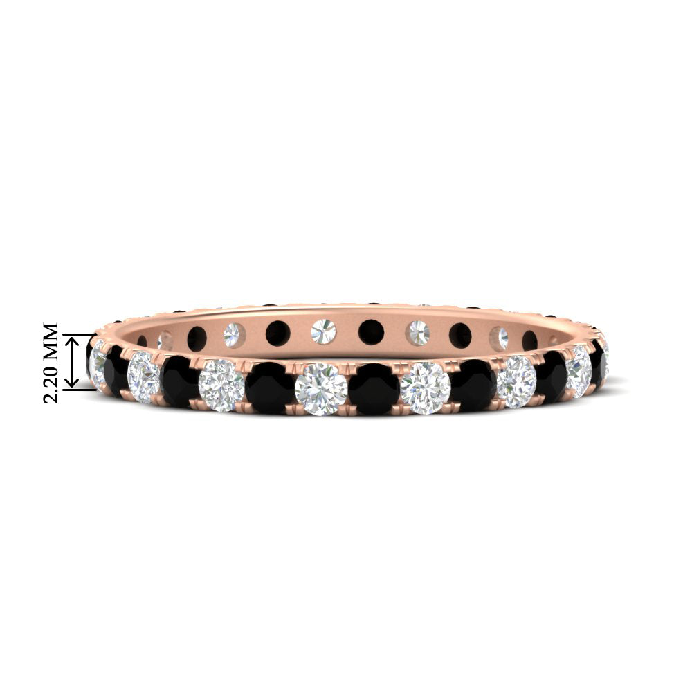 0.75 Ct. Round Cut Diamond Eternity Prong Wedding Band