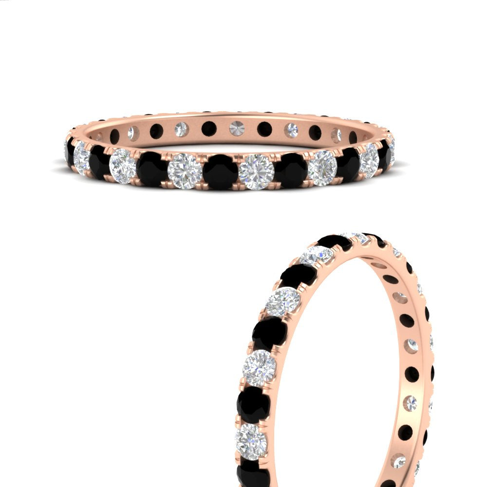 0.75 Ct. Round Cut Diamond Eternity Prong Wedding Band