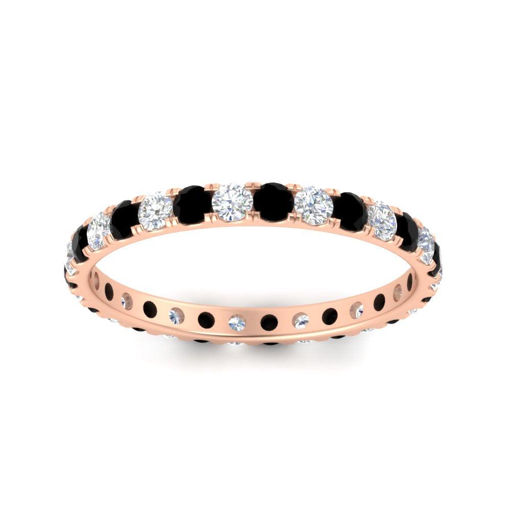 0.75 Ct. Round Cut Diamond Eternity Prong Wedding Band