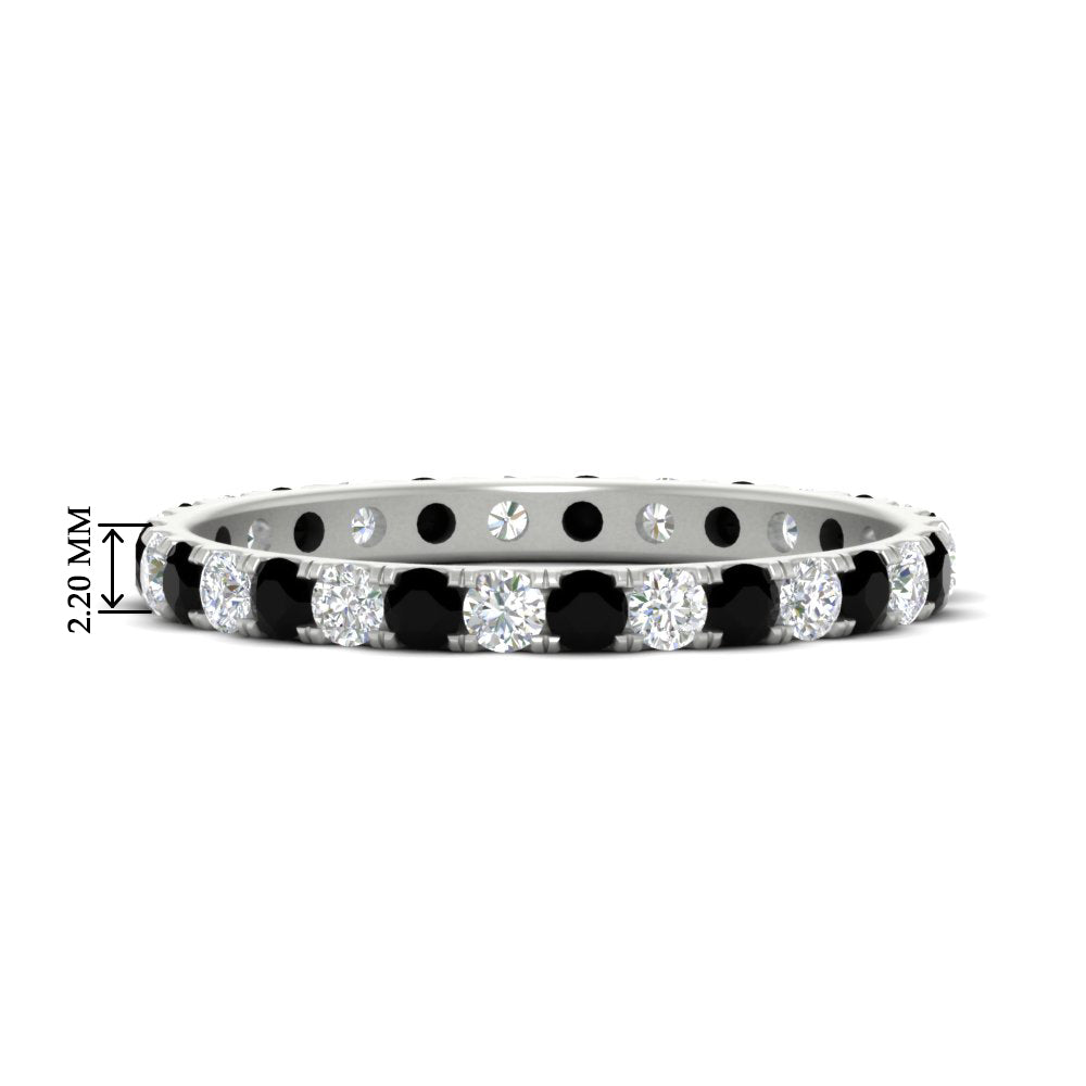 0.75 Ct. Round Cut Diamond Eternity Prong Wedding Band