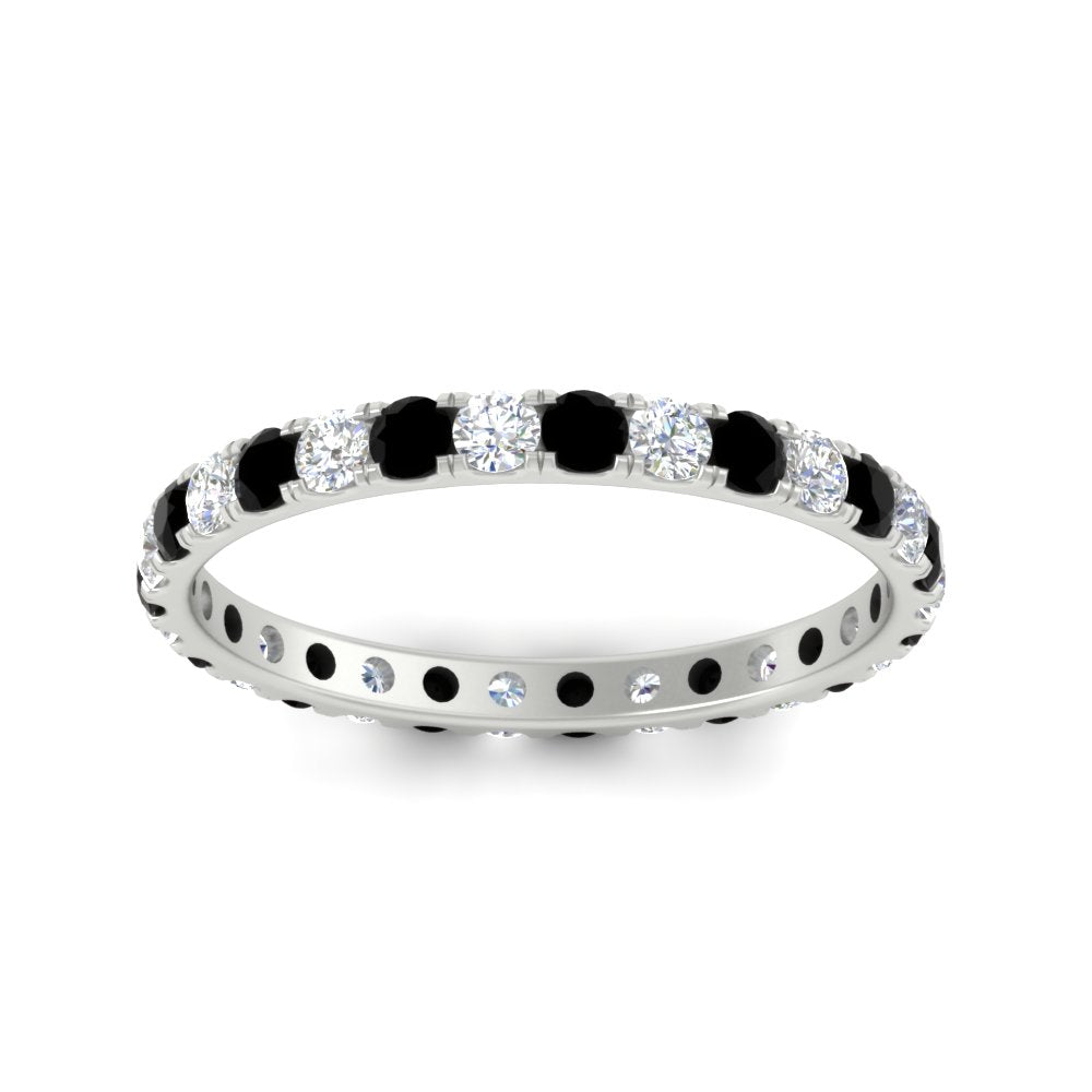 0.75 Ct. Round Cut Diamond Eternity Prong Wedding Band
