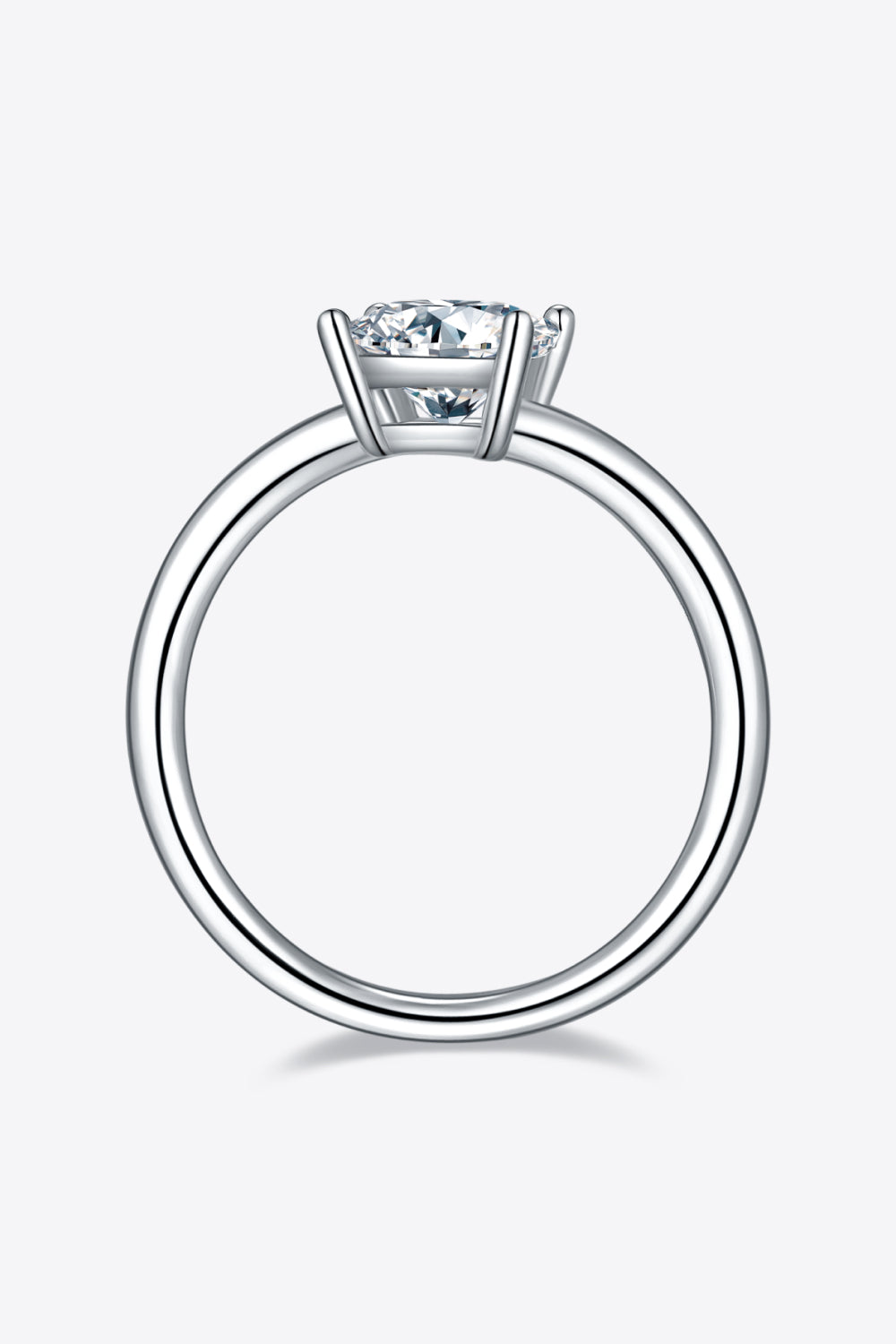 1 Carat Sparkala™ Platinum Over Pure Sterling Silver Solitaire Ring