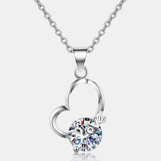 2 Carat Sparkala™ Heart 925 Sterling Silver Necklace