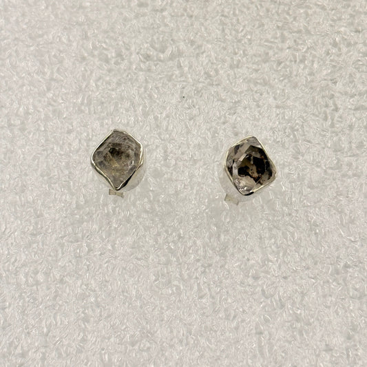 Sterling Silver Herkimer Diamond Post Earrings