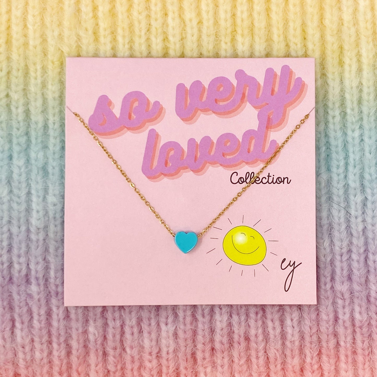 So Very Loved Heart Necklace – Waterproof Gold Chain