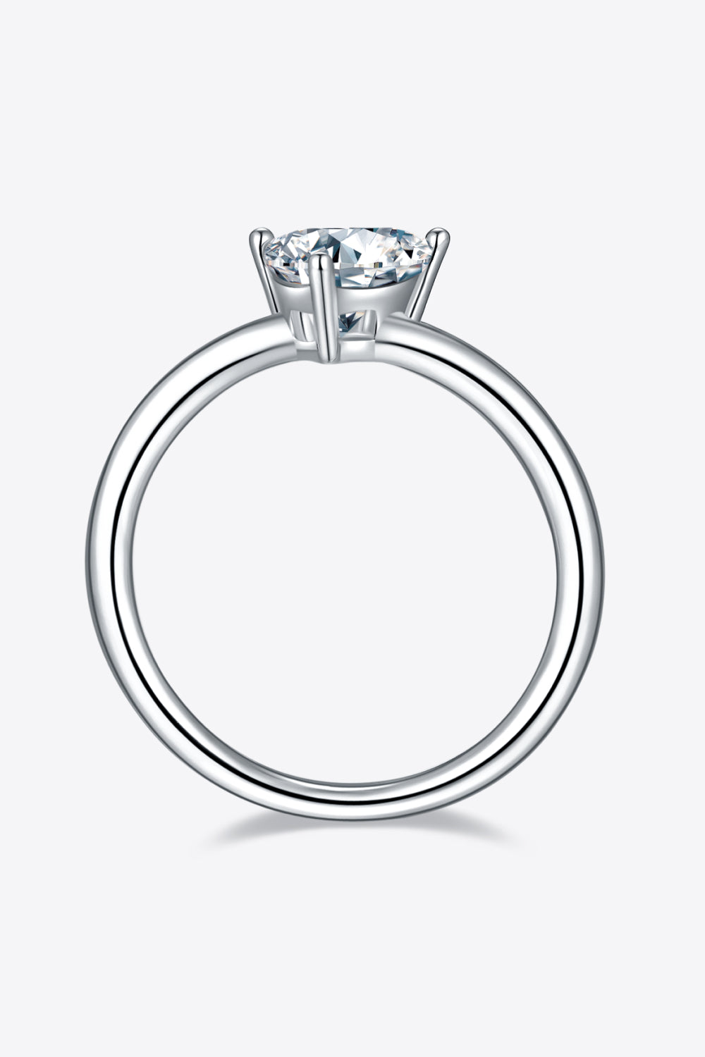1 Carat Sparkala™ Platinum Over Pure Sterling Silver Solitaire Ring