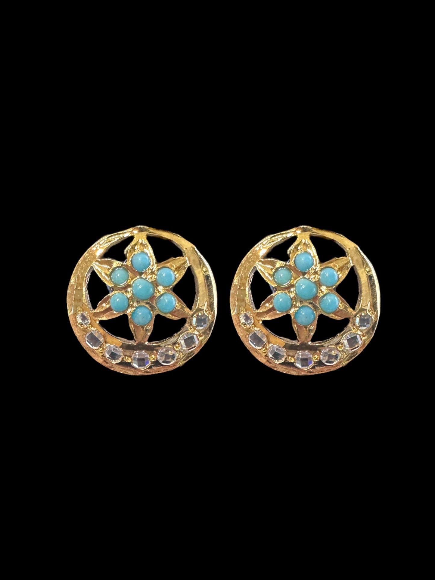 ET515  Seema gold plated tops ( READY TO SHIP )