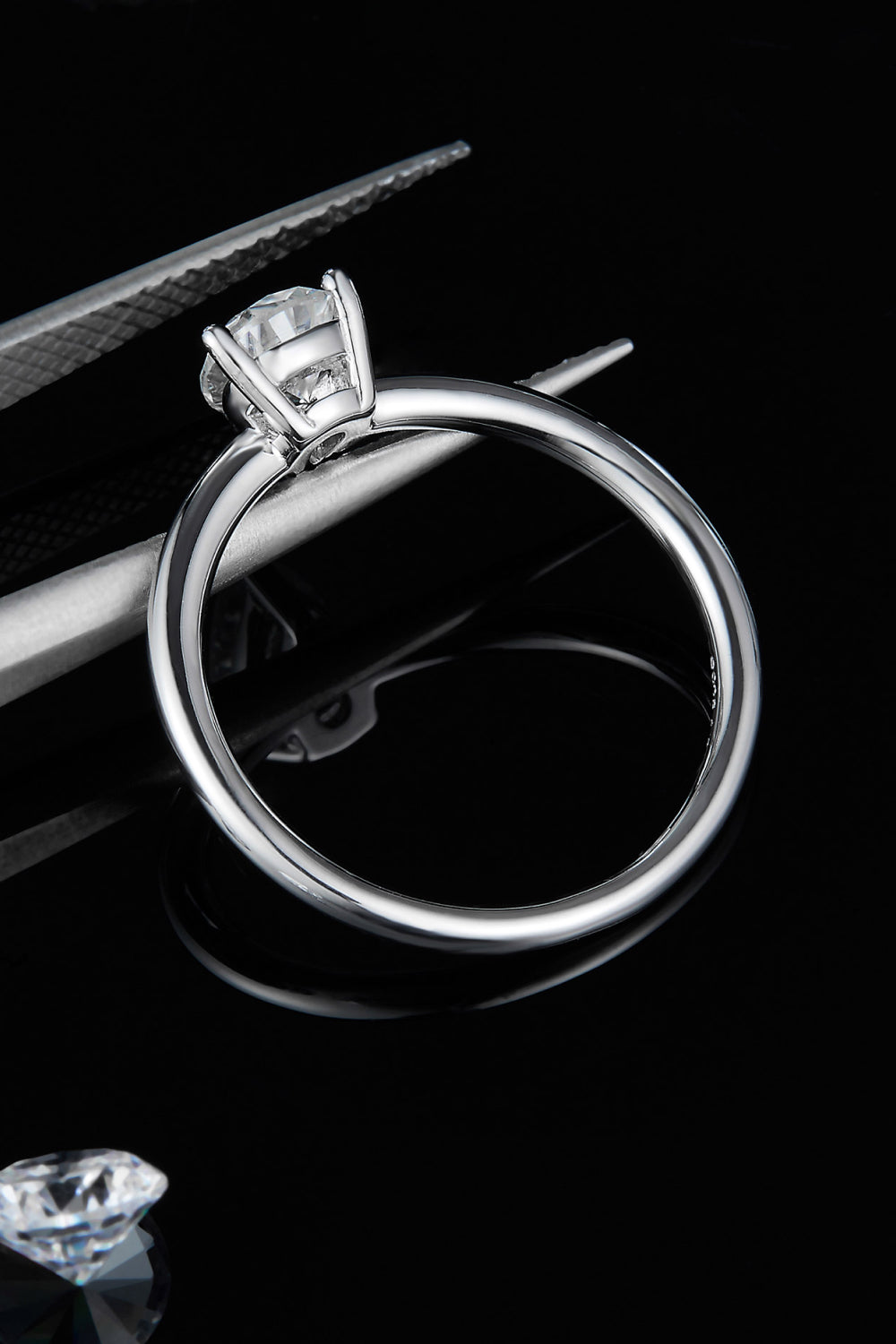 1 Carat Sparkala™ Platinum Over Pure Sterling Silver Solitaire Ring