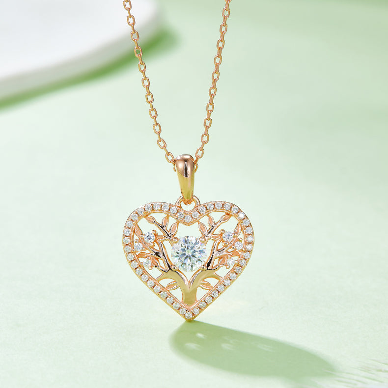 Sparkala™ 925 Sterling Silver Heart Shape Necklace