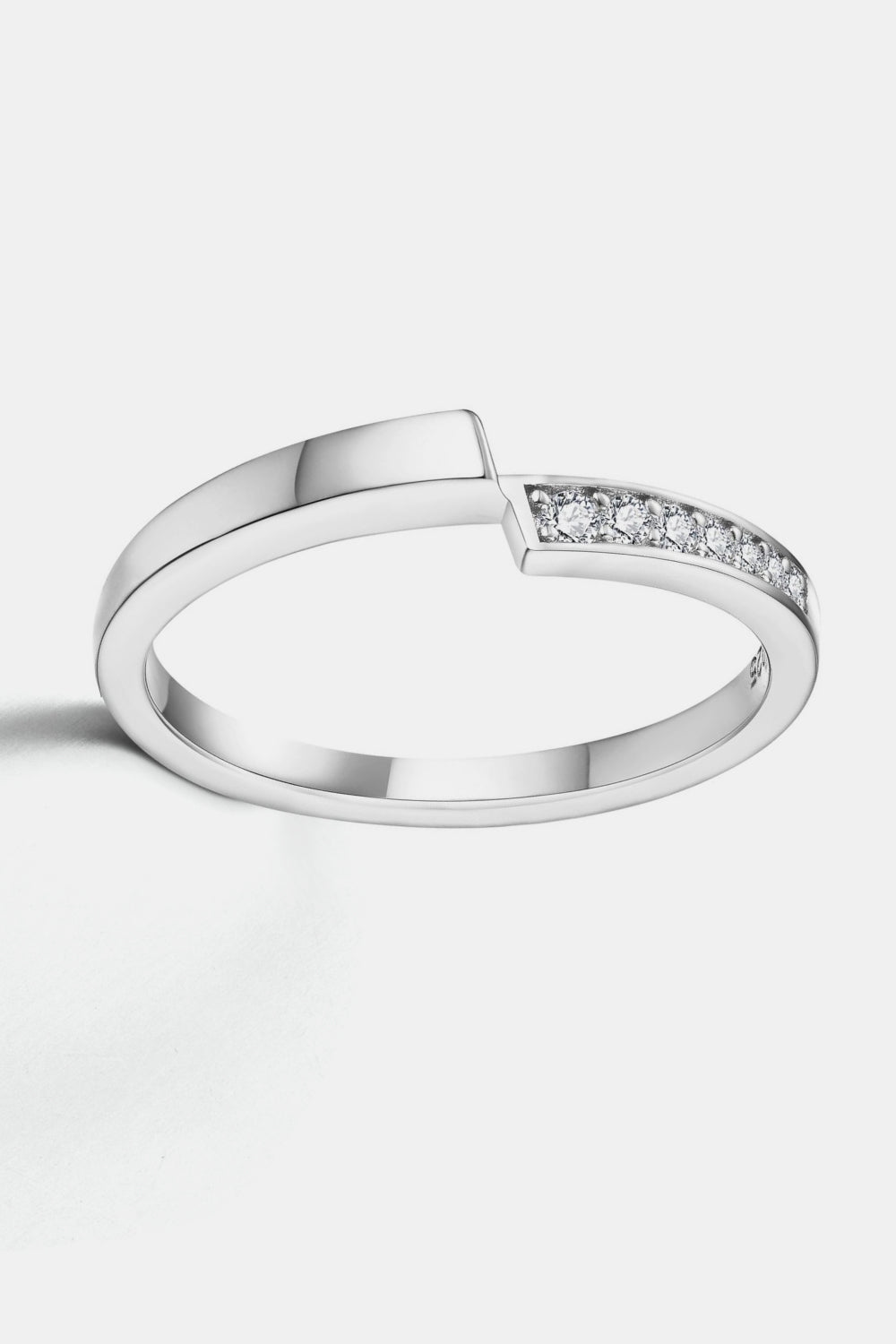 Sparkala™ Platinum Over Pure Sterling Silver Ring