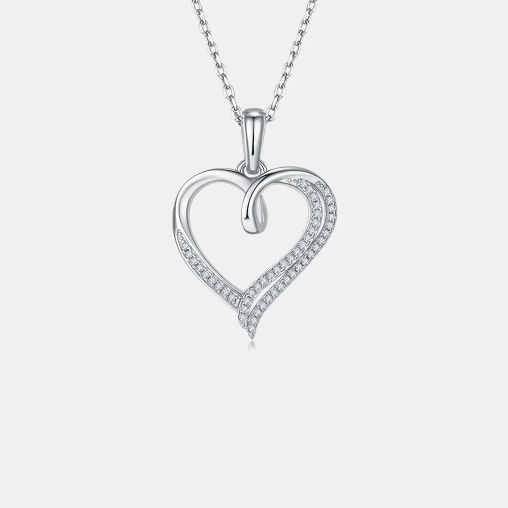 Sparkala™ 925 Sterling Silver Heart Shape Necklace