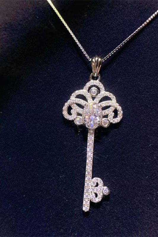 1 Carat Sparkala™ Key Pendant Necklace