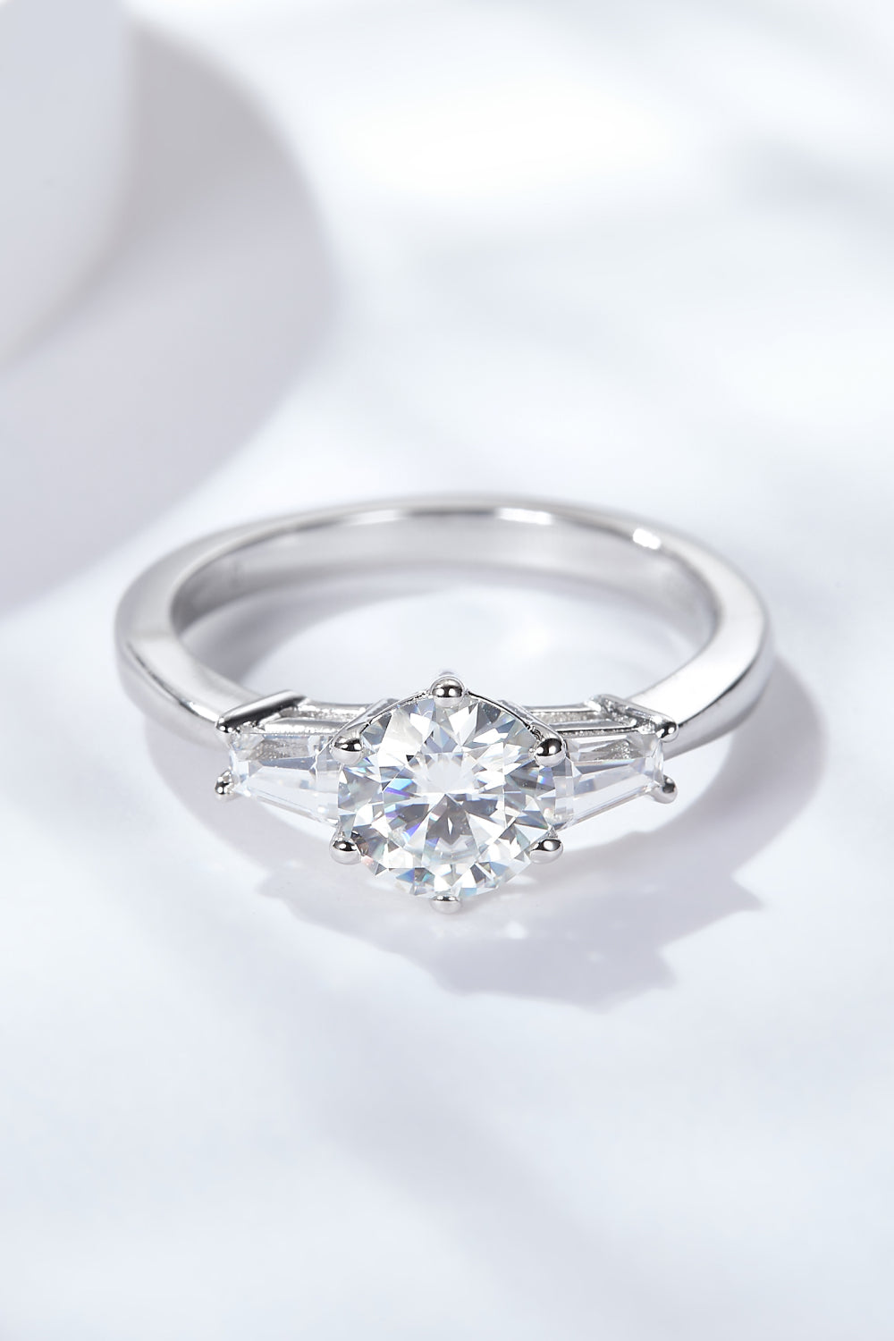 Loyal Love 1 Carat Brilliant Round Cut Sparkala™ Ring (Platinum Over Pure Sterling Silver)