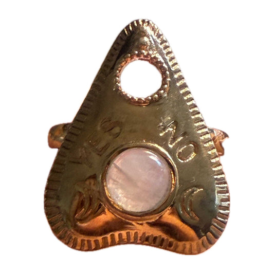 Planchette Ring | Sterling Silver & Gold Vermeil