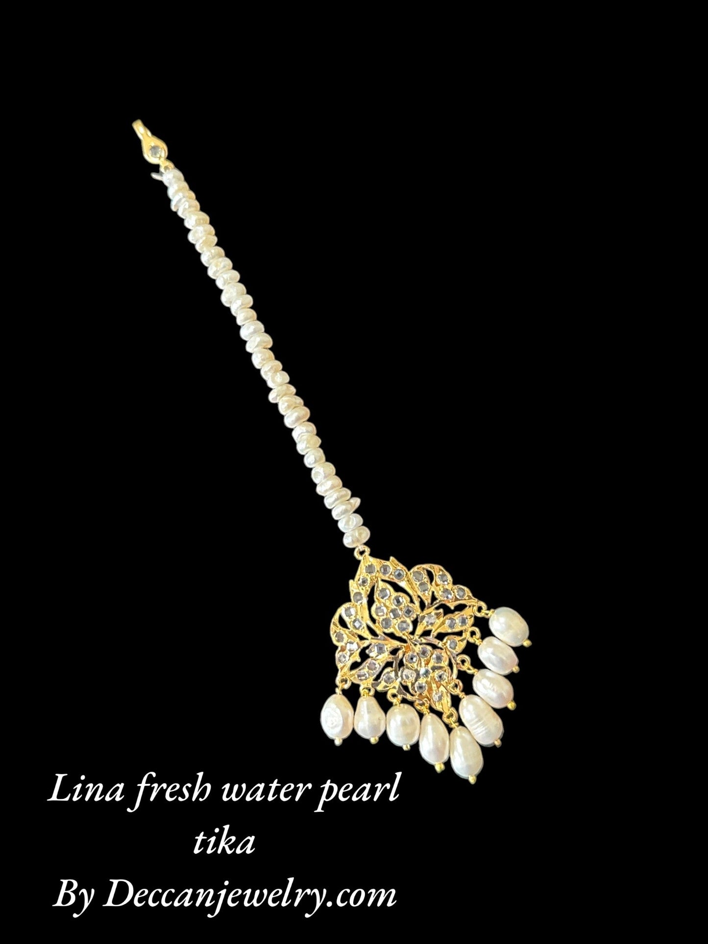 DJTK154 Lina tika in fresh water  pearls ( READY TO SHIP )