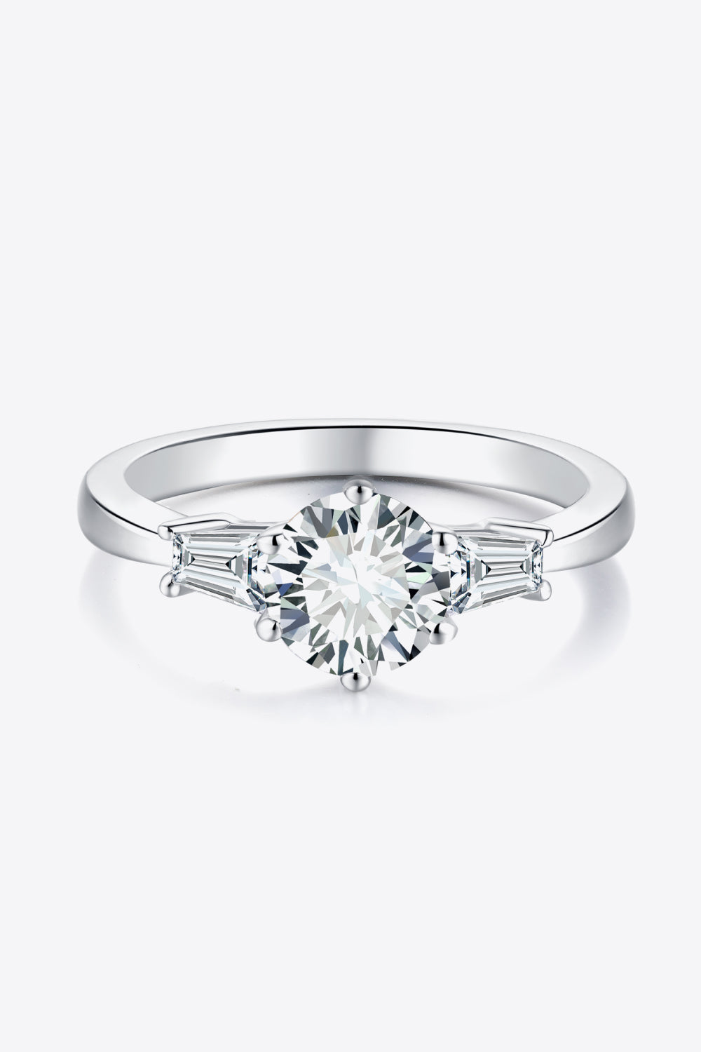 Loyal Love 1 Carat Brilliant Round Cut Sparkala™ Ring (Platinum Over Pure Sterling Silver)