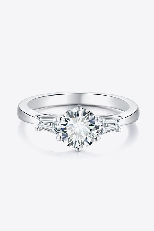Loyal Love 1 Carat Brilliant Round Cut Sparkala™ Ring (Platinum Over Pure Sterling Silver)