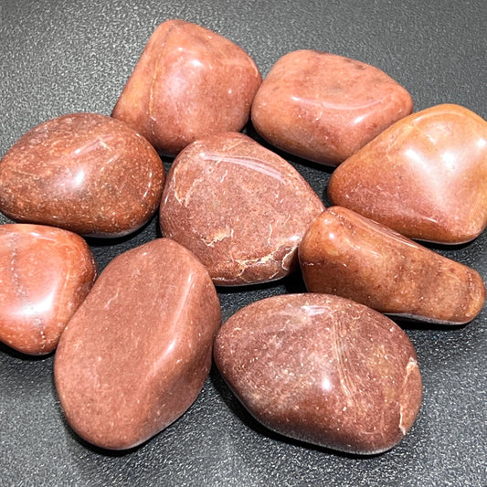 Large Red Brown Jasper Tumbled Stones (By The Piece Or Pound)