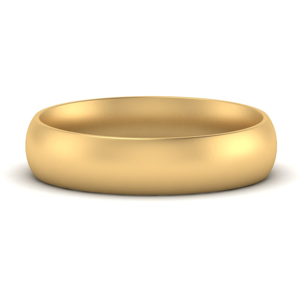 Comfort Fit Mens Wedding Band