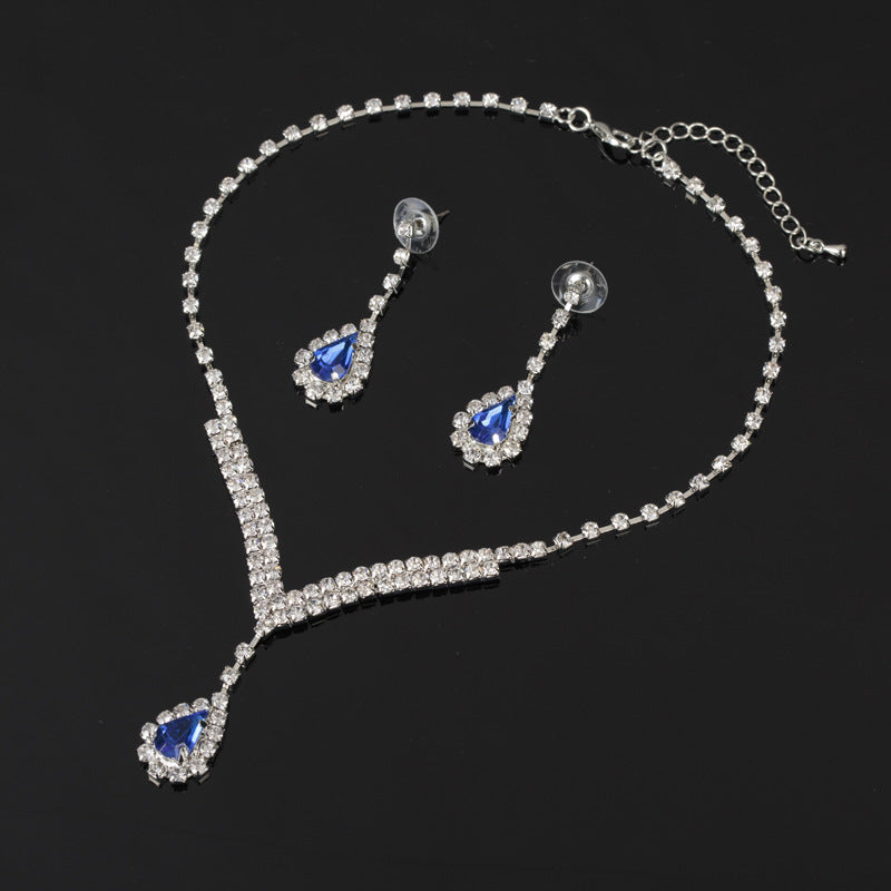 Attractive Popular Bride Rhinestone Suite Jewelry Set
