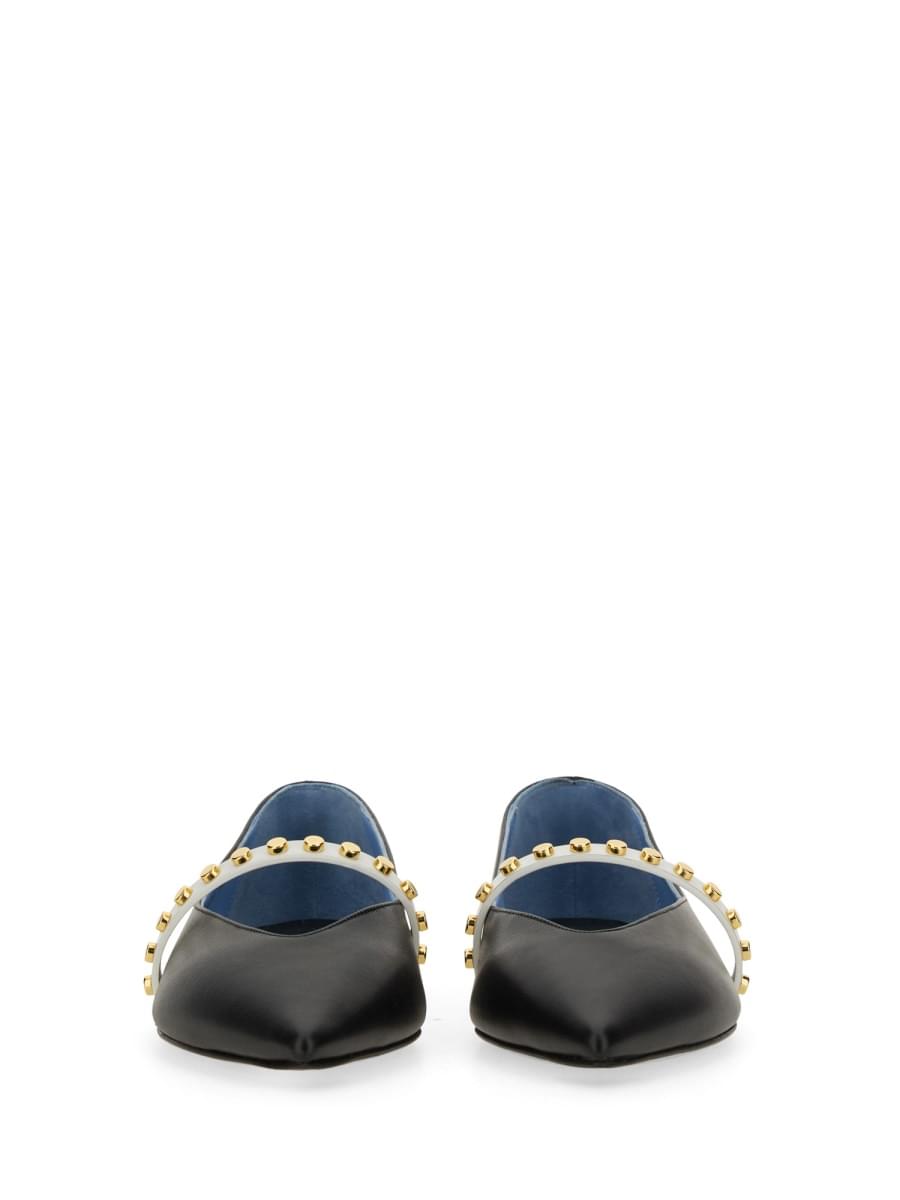 Alexander Mcqueen Women Leather Ballerina
