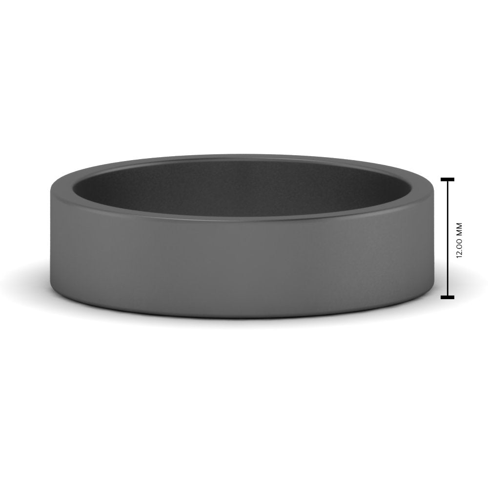 5 mm Flat Gold Wedding Band