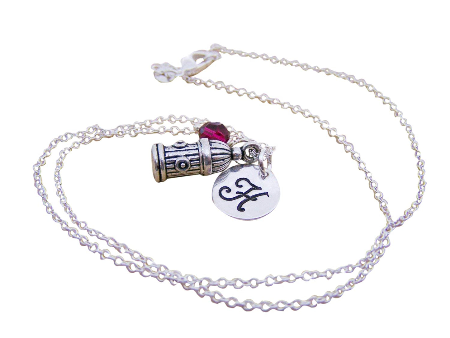 Fire Hydrant Charm Necklace – Personalized Sterling Silver Jewelry