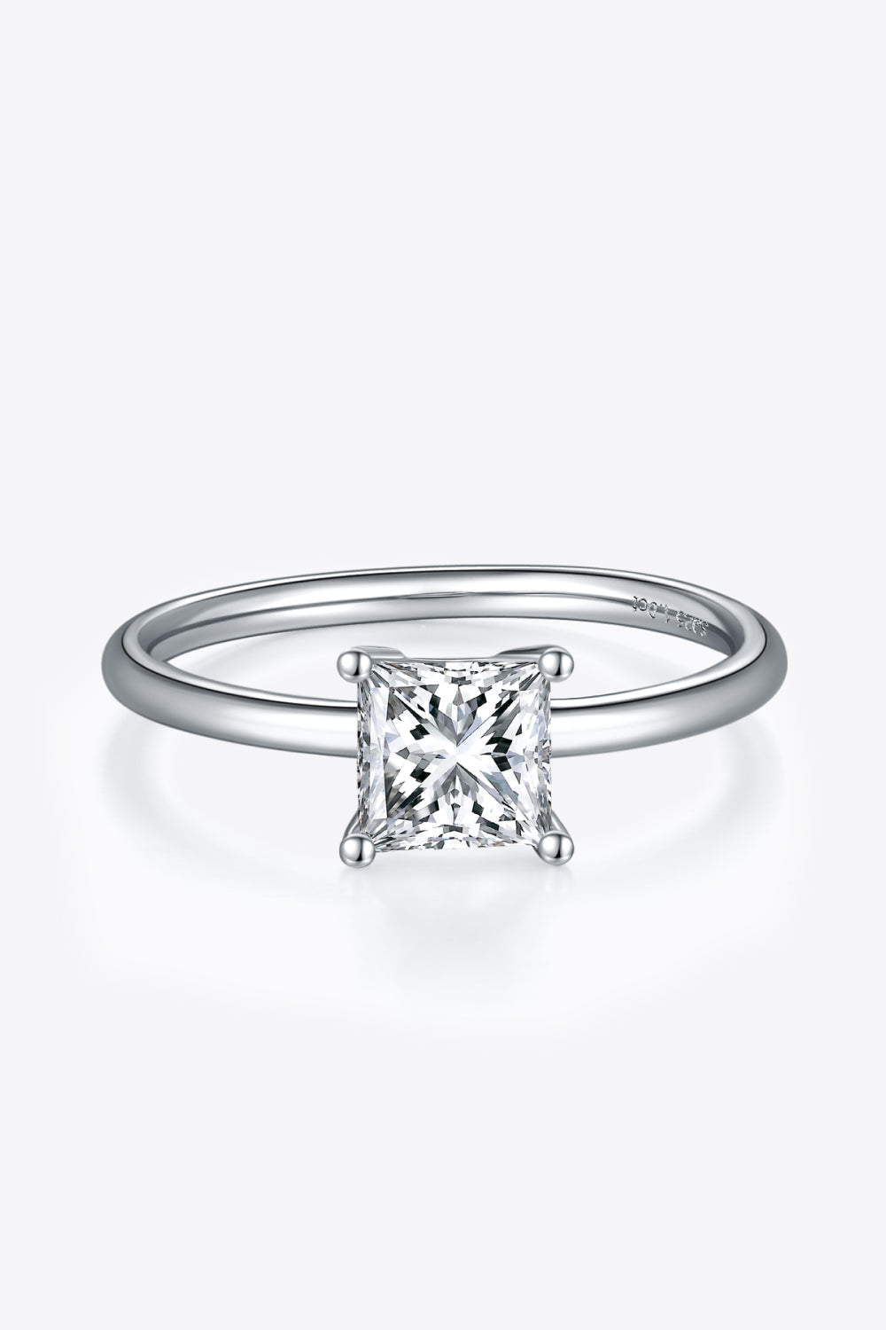 1 Carat Sparkala™ Platinum Over Pure Sterling Silver Solitaire Ring