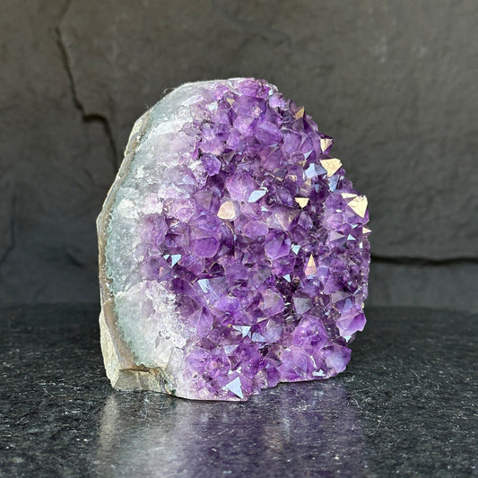 Deep purple amethyst cathedral, 2LB amethyst crystal