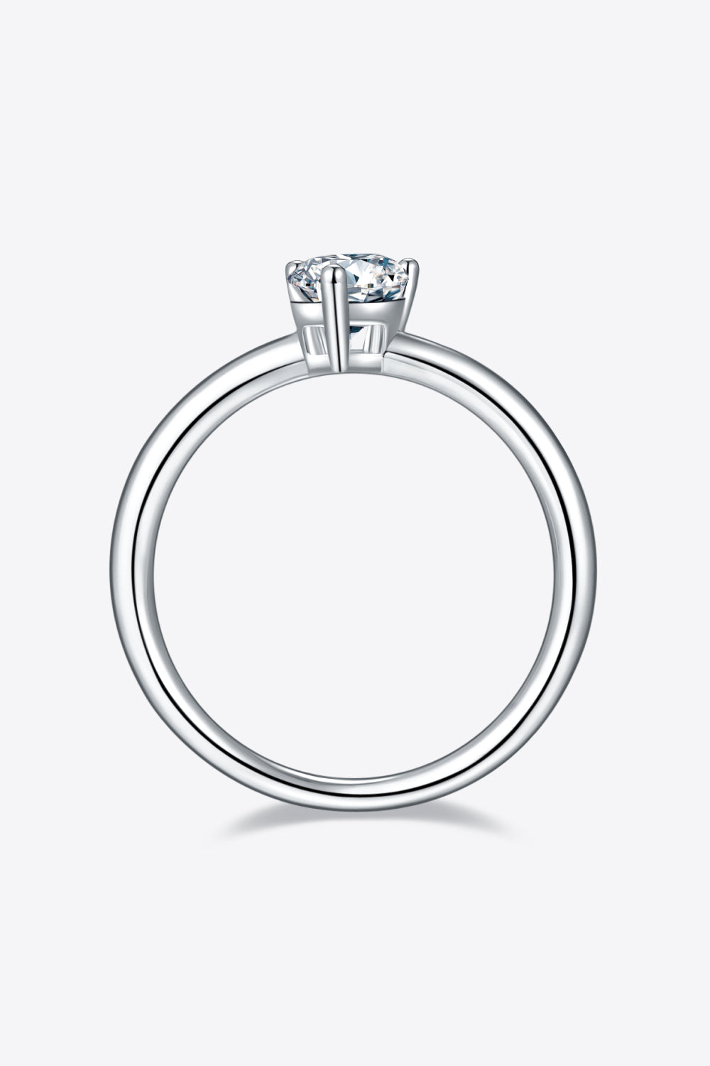 1 Carat Sparkala™ Platinum Over Pure Sterling Silver Solitaire Ring