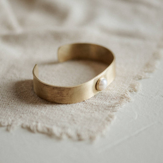 Nile Cuff | Pearl