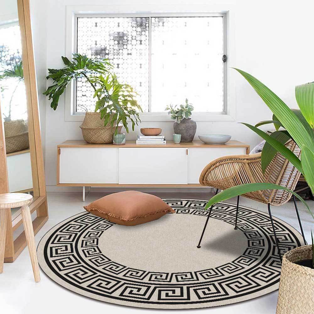 Traditional Pattern Round Chinese Floor Mat/Carpet