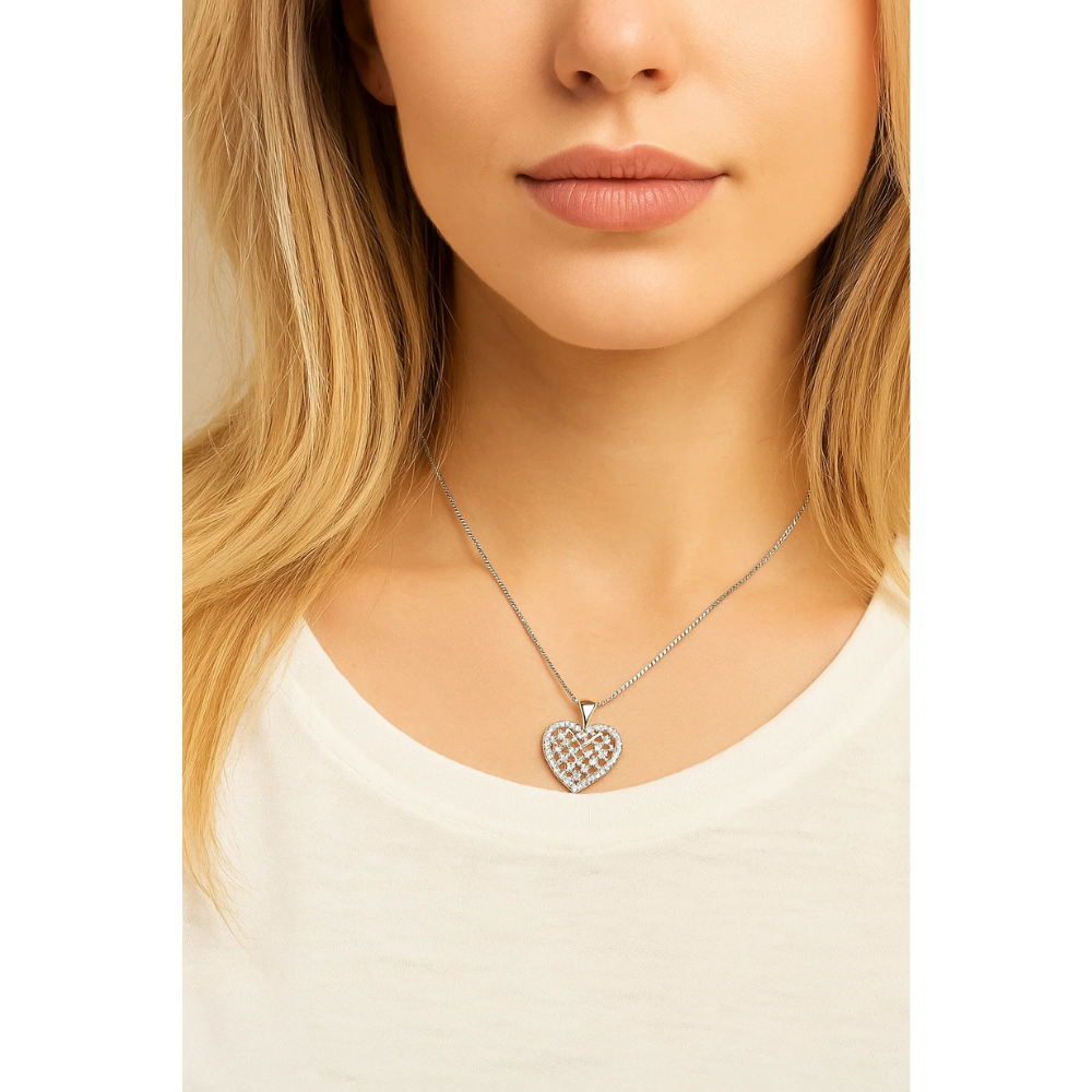 Crystal Heart Necklace