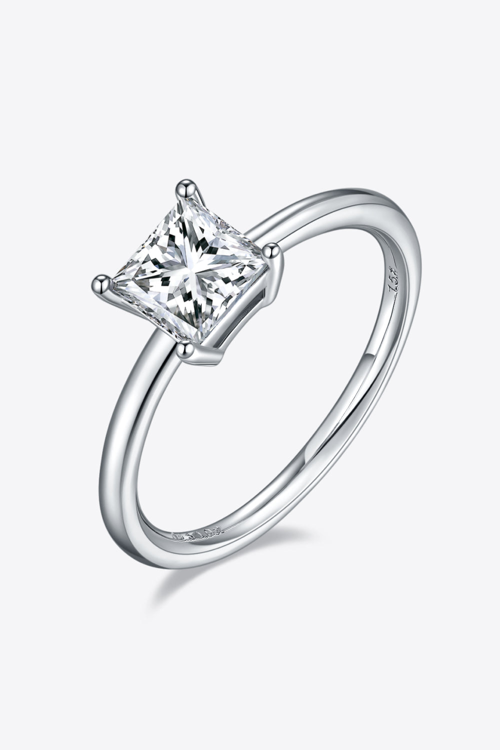 1 Carat Sparkala™ Platinum Over Pure Sterling Silver Solitaire Ring