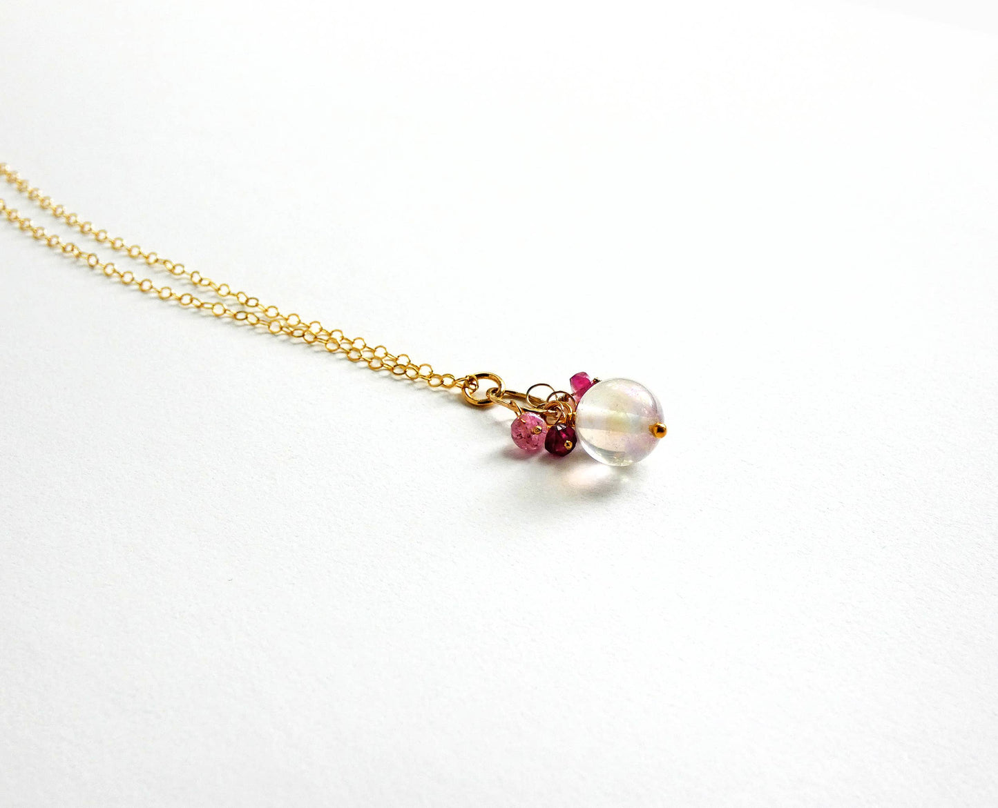 Mystic Quartz Necklace | Petite Pendant Necklace