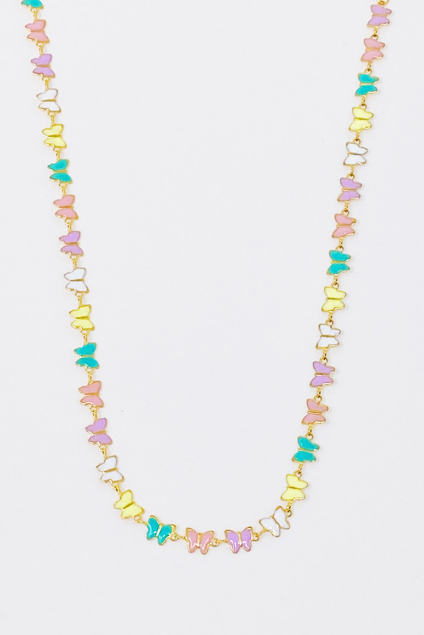 Linked Butterflies Necklace