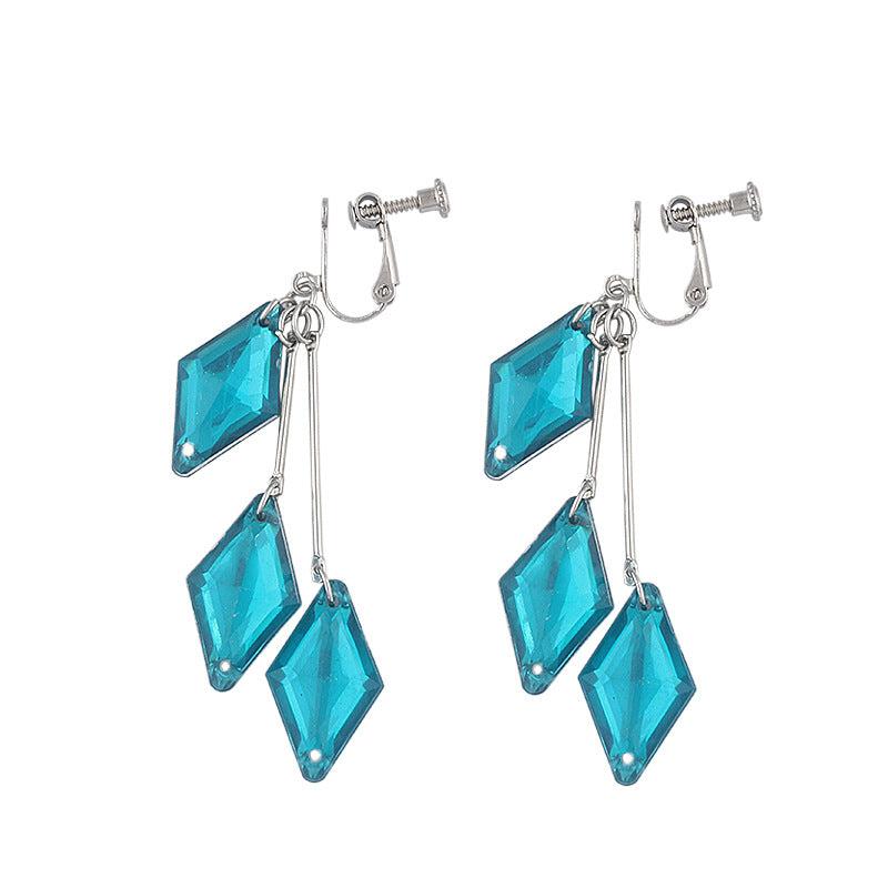 Animation Peripheral Twisted Wonderland Little Mermaid Blue Earrings