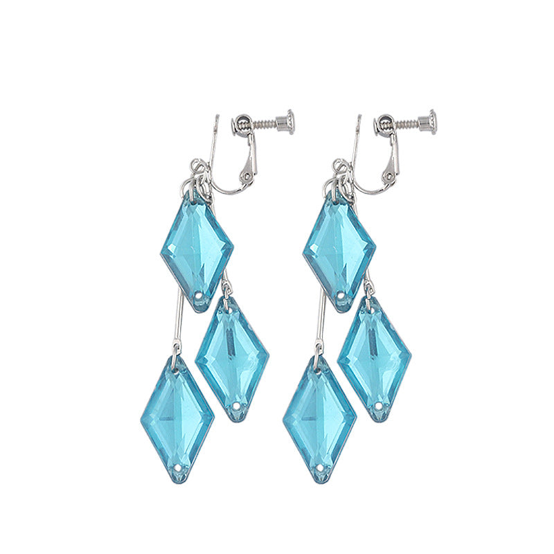 Animation Peripheral Twisted Wonderland Little Mermaid Blue Earrings