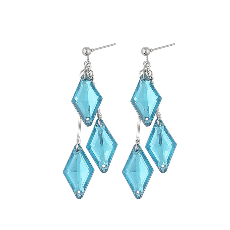 Animation Peripheral Twisted Wonderland Little Mermaid Blue Earrings