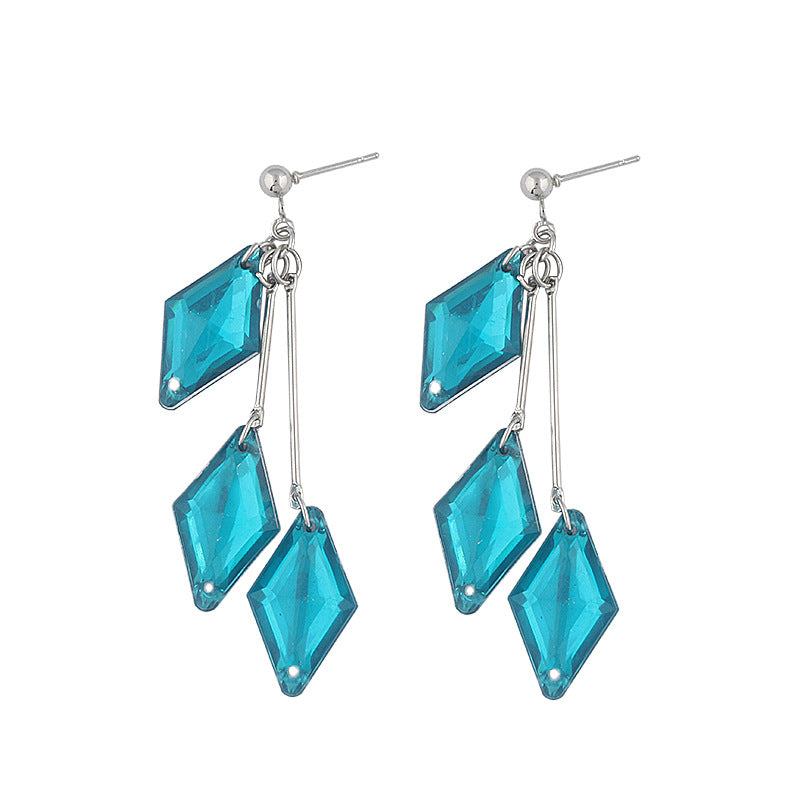 Animation Peripheral Twisted Wonderland Little Mermaid Blue Earrings