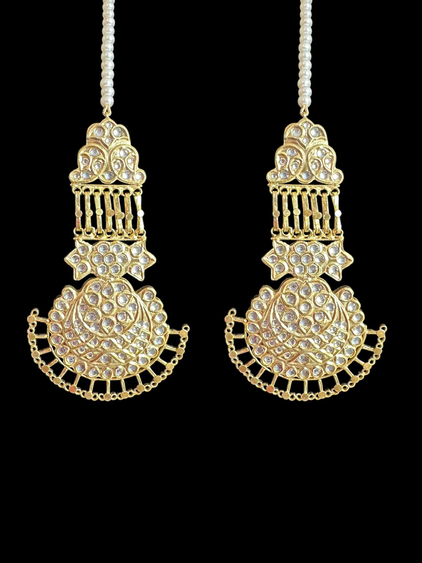 BR475 kundan Rani haar bridal set ( READY TO SHIP )