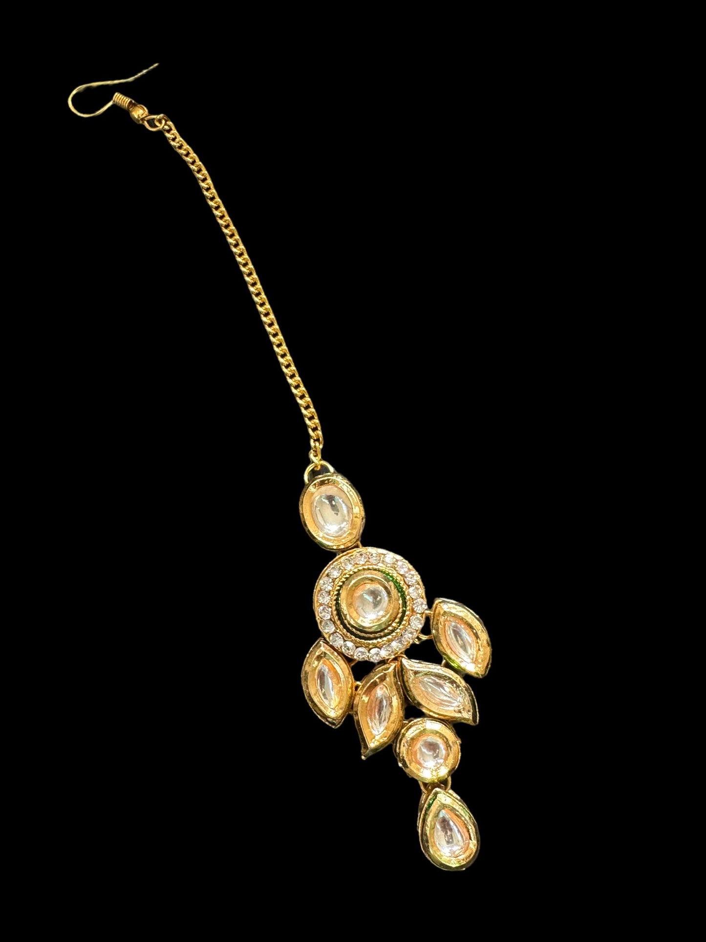 JTK5 Mala Kundan jhoomar tika ( READY TO SHIP )