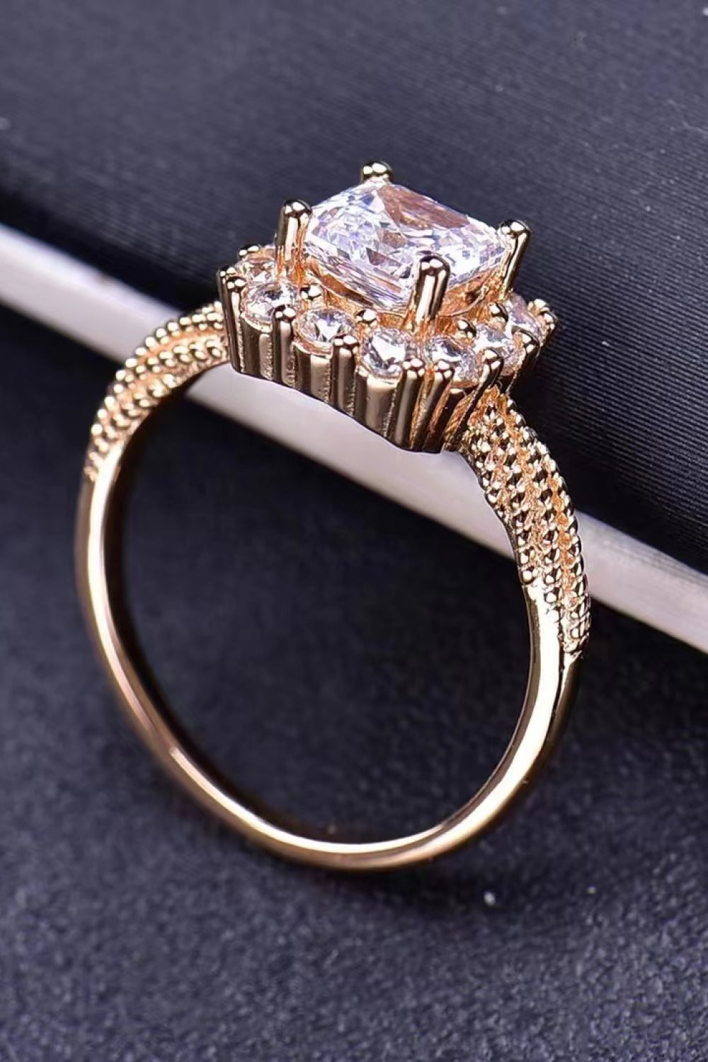 1 Carat Sparkala™ Twisted Ring (18k Rose Gold Over Pure Sterling Silver)