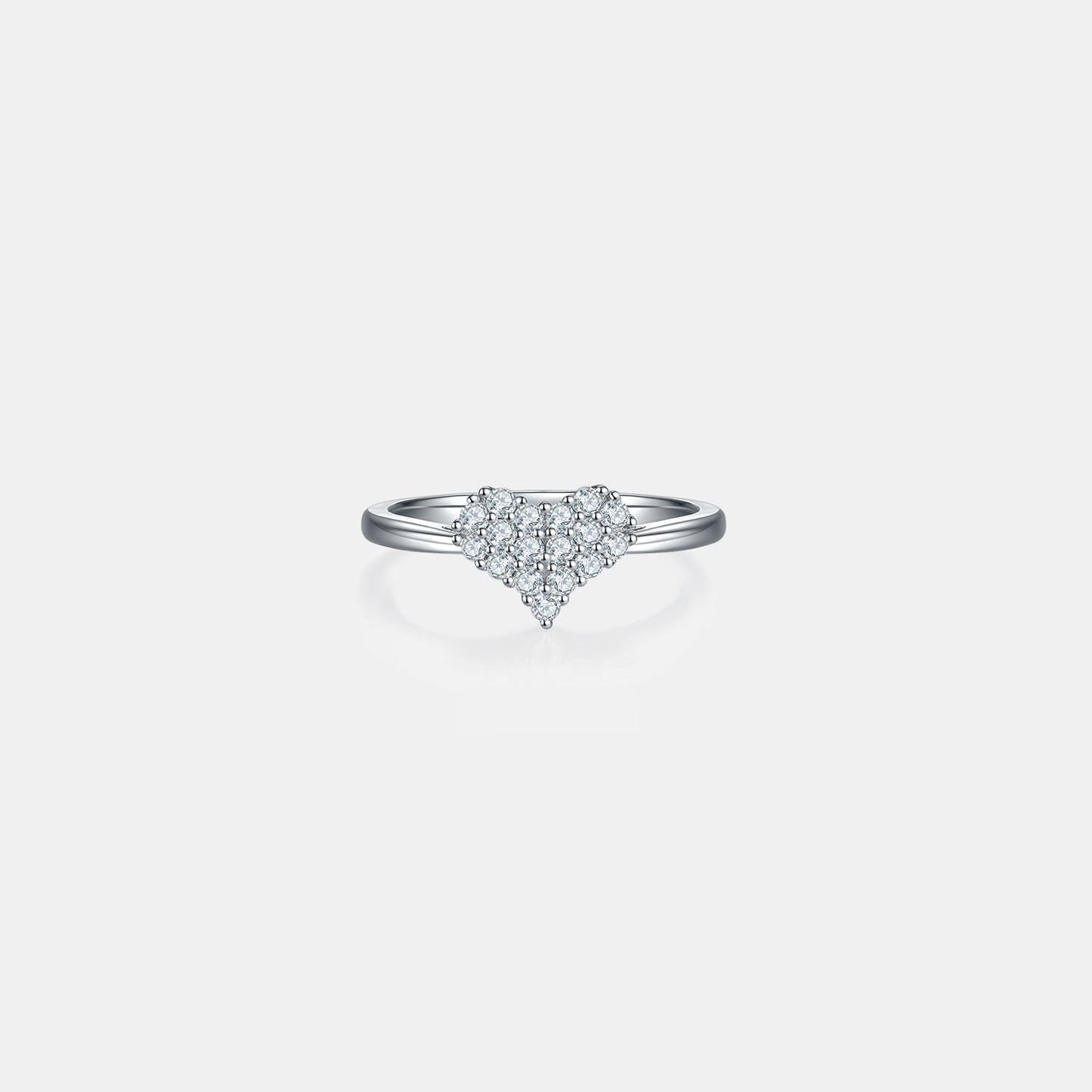 Sparkala™ Pure Sterling Silver Heart Ring