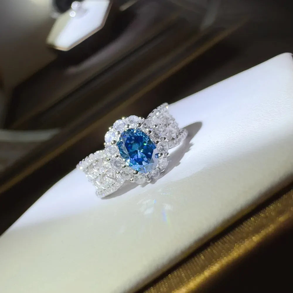 1 Carat Sparkala™ Zircon 925 Sterling Silver Ring